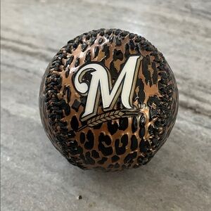 Leopard Print Milwaukee Brewers Baseball